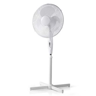 Nedis Fnst10cwt40 Ventilador De Pie Blanco Ajustable
