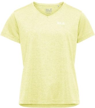Jack Wolfskin Wildtrail T-Shirt Funktionsshirt f&uuml;r Damen | gelb