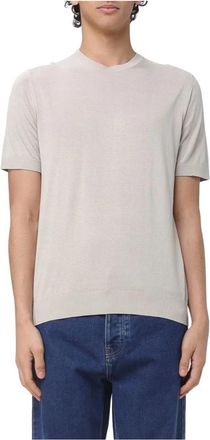 Paolo Pecora Round-neck Truien - Heren - Ronde hals truien - Beige - XL - Truien & Vesten