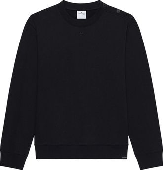 Courrèges Felpa con bottoni - Nero