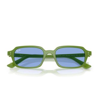Ray-Ban Rechthoekige zonnebril - unisex - Zonnebrillen - Groen - 49 MM - Accessoires
