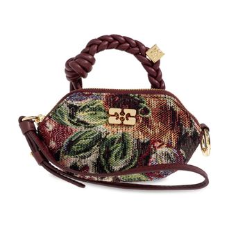 Ganni Handbags, female, Multicolor, ONE SIZE, Bou Tapestry Nano Handbag