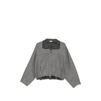 Brunello Cucinelli Monili-embellished Zip-up Jacket