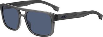 BOSS Boss 1648/S KB7/KU Mens Sunglasses Grey Size 56
