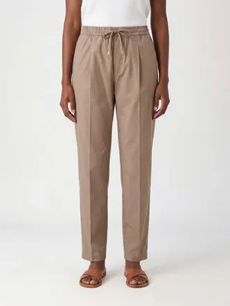 BRIGLIA 1949 Pantaloni in cotone stretch con coulisse