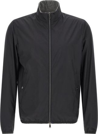 Herno Jassen, Heren, Zwart, XL, Omkeerbaar Bomberjack
