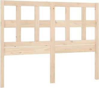 vidaXL Cabecero de cama madera maciza de pino 140,5x4x100 cm Vidaxl