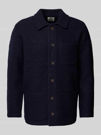 Ecoalf Strickjacke mit Knopfleiste Modell RIMOALF in Marine, Gr&ouml;&szlig;e M