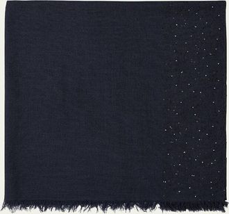 Faliero Sarti New Dalia Sequined Wool-Blend Scarf