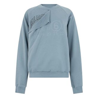 Maison Margiela Donna, Felpe, Blu, S, new