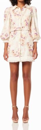 Elliatt Agency Mini Dress In Pink Multi