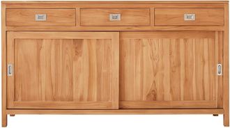 Tikamoon Aparador de teca maciza de 180 cm