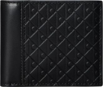 Calvin Klein Refined Emblem Mix Billfold - Heren - Portefeuilles - Zwart - ONE Size - Accessoires