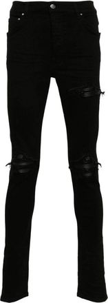Amiri Zwarte Distressed Skinny Jeans - Heren - Skinny Jeans - Zwart - W36 - Katoen - Jeans