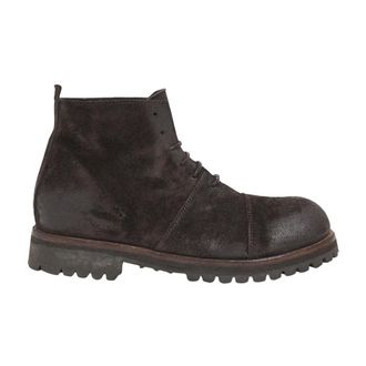 Moma Polacco in Pelle - male - MOMA - Lace-up Boots - Brown - 8 1/2 UK - Shoes