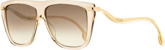 Jimmy Choo London Browline Sunglasses - Beige