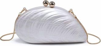 Urban Expression The Capri Clutch In Ivory