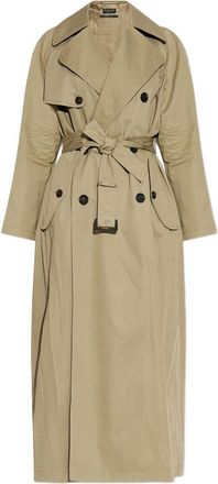 Balenciaga Double-Breasted Trench Coat