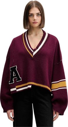 AMBUSH V-neck Truien - Dames - V-hals truien - Rood - M/L - Truien & Vesten