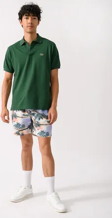 Lacoste Mens Lacoste Classic Fit L.12.12 Mens Short Sleeve Polo Shirt - Lambs Lettuce 02M - Green - Size: 38