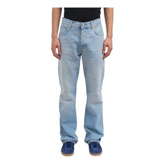 Haikure Straight Jeans, male, Blue, Size: W32 Fergus Straight Jeans