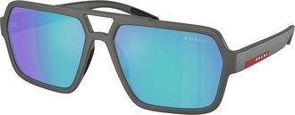 Prada PS A06S 16X08R Mens Sunglasses Grey Size 59