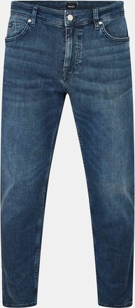 HUGO BOSS Mens Slim Fit Five Pocket Jeans in Bright Blue - Size 33W/32L