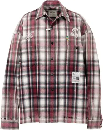 Miharayasuhiro Classic Plaid Graphic Print Shirt