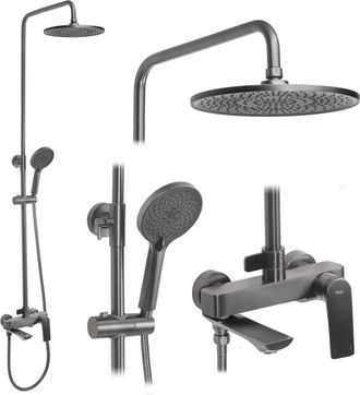 Rea Rea - Conjunto De Ducha Avalon Titanium
