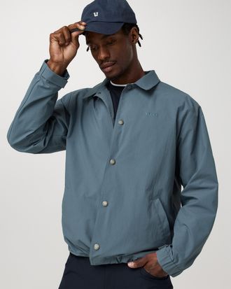 Vuori Clothing V1 Coach Jacket | Blue Sea | Medium