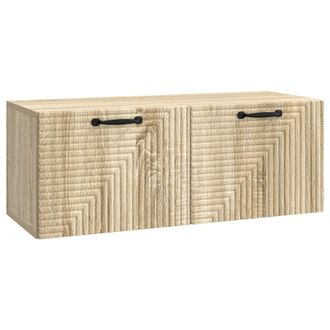 vidaXL Mueble Para Tv De Pared Roble Sonoma 78,5 X 31 X 30 Cm Vidaxl