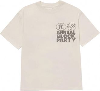Honor The Gift Mens Annual Block Party Tee In Bone