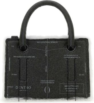 DENTRO Borsa - Dames - Handtassen - Grijs - ONE Size - Tassen
