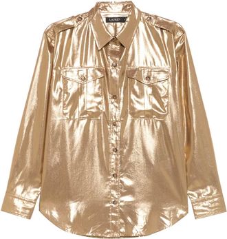 Lauren Ralph Lauren Camicia con taschino - Oro