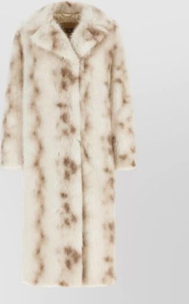 Herno faux fur double-breasted coat