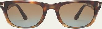 Tom Ford Mens Kendal Square Acetate Sunglasses