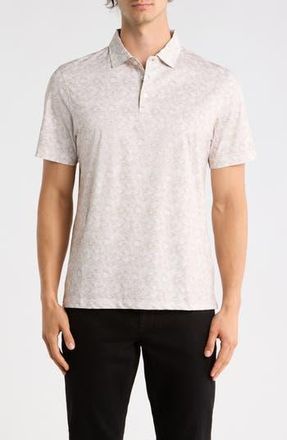 Bugatchi Short Sleeve Polo in Sand at Nordstrom Rack, Size Xx-Large