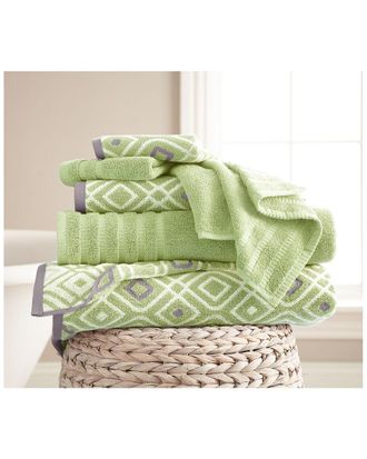 Modern Threads 6Pc Yarn Dyed Oxford Towel Set