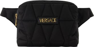 Versace Gewatteerde heuptas Lente-Zomer 2025 - Heren - Heuptassen - Zwart - ONE Size - Nylon - Tassen