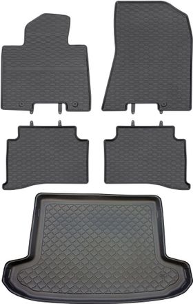 OEM Hyundai Tucson Ii Suv Desde Julio De 2015. Juego De Alfombrillas De Goma Para Coche Y Alfombrilla Para Maletero