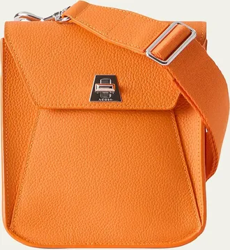 Akris Anouk Mini Leather Messenger Bag