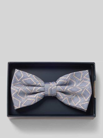 Willen Krawattenfabrik Fliege aus reiner Seide mit verstellbarer Kragenweite in Bleu, Gr&ouml;&szlig;e 1