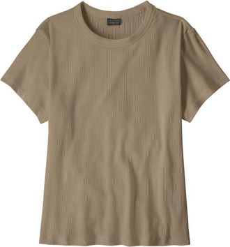 Patagonia Rib Knit Top T-Shirt f&uuml;r Damen | beige