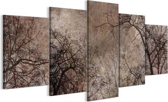 OEM Cuadro Sobre Lienzo Italiano De 100 X 50 Cm, Pent&aacute;ptico - Estilo Modernista - Naturaleza Cuadro Sobre Lienzo Italiano De 200 X 100 Cm, Pent&aacute;ptico - Es