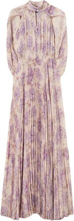 Twin-Set Abito a fiori - Toni neutri