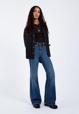 Dr. Denim Elba Mid Bootcut Jeans in Bay Dark Used Vintage at Nordstrom, Size 30