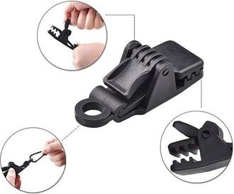 OEM Clips Para Lonas De Tiendas De Campa&ntilde;a, Paquete De 5, Clips Para Lona, Clips De Pl&aacute;stico Para Tela De Sombra, Clips Para Cubierta, Clip Para Lona