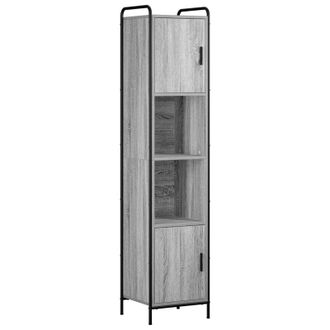 vidaXL Mobile Da Bagno Sonoma Grigio 46 X 36 X 181 Cm Vidaxl