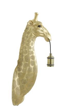 Light & Living Aplique De Pared - Giraffe - Dorado - Pl&aacute;stico - - Light&living