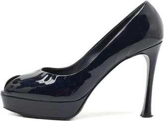 Saint Laurent Pumps con plateau - Blu